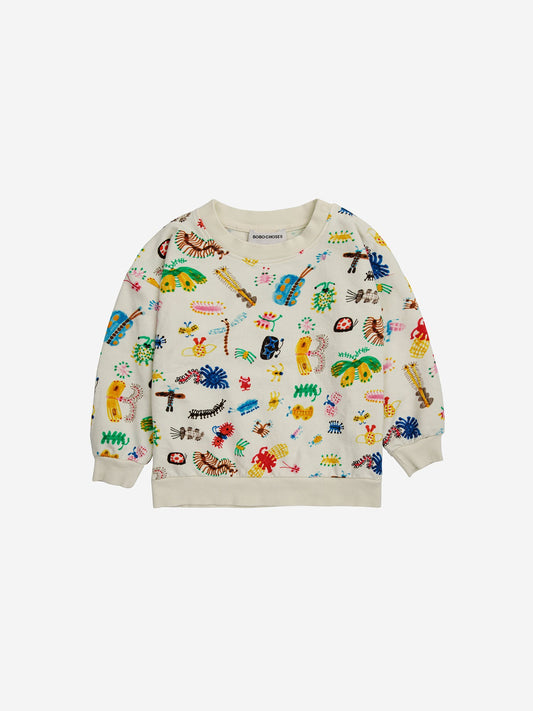 BABY FUNNY INSECTS ALL OVER SWEATSHIRT